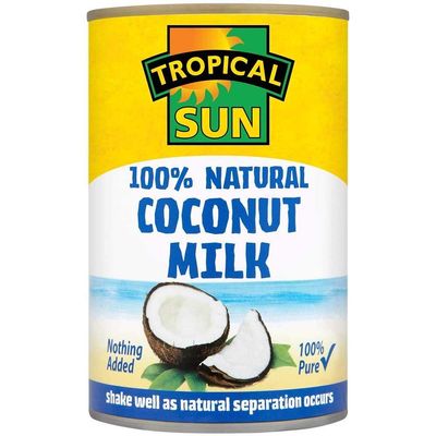 Tropical Sun 100% Natural Coconut Milk - 400ml - Pack of 1