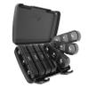 Pill Organizer 3 Times a Day, Fullicon Large Weekly Pill Case 7 Day, Daily Pill Box with 21 Compartments, Pill Dispenser Supplement Holder for Pills/Vitamin/Fish Oil - Black view 1