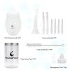 TopQuaFocus 14.5OZ Large Enema Bulb Kit Douche Bulb for Men Women Colon Cleaning Feminine Care Enemas -BPA and Phthalates Free Transparent view 2