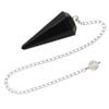 Amazing Gemstone Black Obsidian Crystal Pendulum for Divination - Certified Dowsing Crystals & Healing Stones for Chakra Balancing and Meditation - Enhance Reiki Spiritual Growth view 2