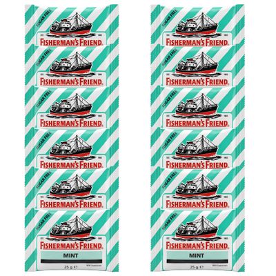 Fisherman's Friend Mint Flavour Lozenges 25G (Pack of 12)