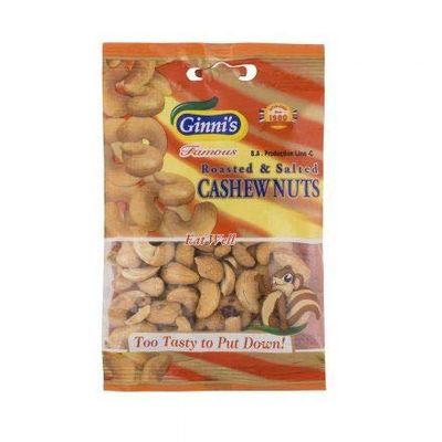 Ginnis Cashew Roasted - 55g - Pack of 10