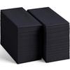 100 Linen-Feel Black Paper Napkins - Decorative Cloth-Like Black Dinner Napkins - Soft And Absorbent. For Kitchen, Party, Wedding, Bathroom Or Any Occasion. (Pack of 100) view 3