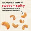 Snak Club Bags Honey Cashews, Crunchy, Glazed, Gluten-Free, Family Size, 10.5 Ounce view 4