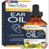 Organic Ear Oil for Ear Infections - Natural Eardrops for Infection Prevention, Swimmer's Ear & Wax Removal - Kids, Adults, Baby, Dog Earache Remedy - with Mullein, Garlic, Calendula, Made in USA view 1