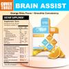 Cover Three Brain Assist Brain Supplement, Nutritional Focus Supplement with Curcumin, Uridine, Orange Slice Liquid Brain Support Formula, High Performance Memory Supplements view 2