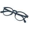 VisionGlobal Blue Light Blocking Glasses for Women/Men, Anti Eyestrain, Computer Reading, TV Glasses, Stylish Oval Frame, Anti Glare (Navy, 5.25 Magnification) view 1