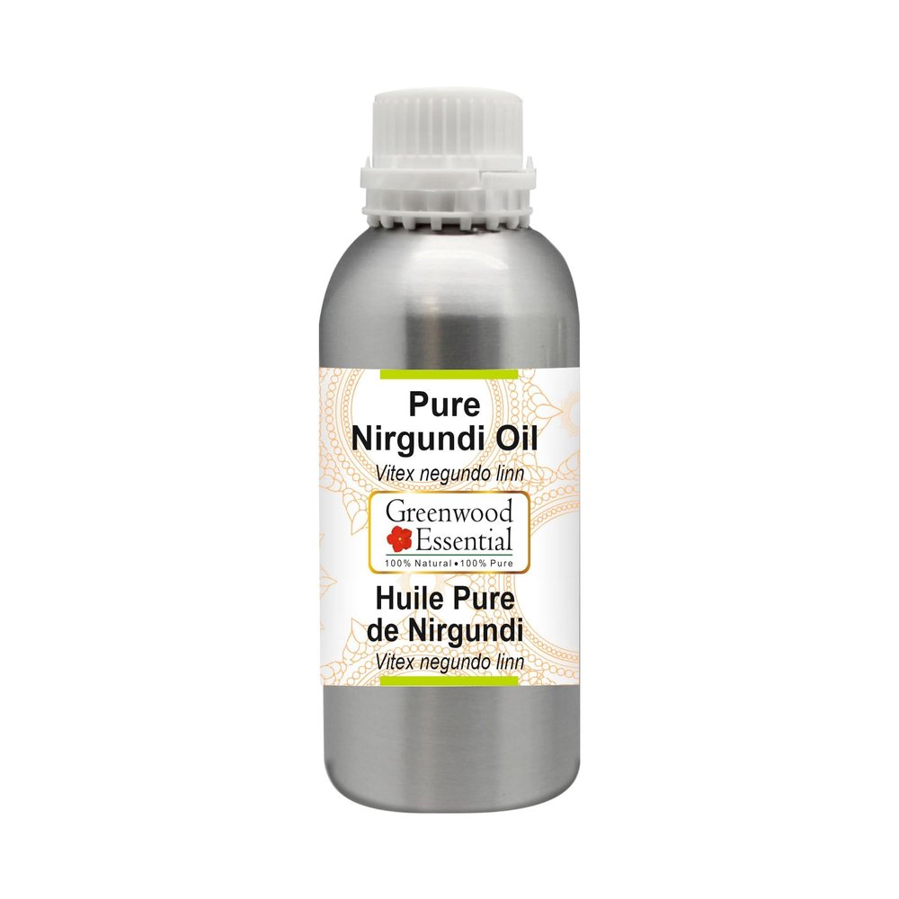 Greenwood Essential Pure Nirgundi Oil (Vitex negundo Linn) Natural Therapeutic Grade 1250ml (42 oz)