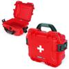 NANUK 905 Waterproof First Aid Case Empty  Durable, Medical First Aid Organizer Case, IP67-Rated, Dustproof, Impact-Resistant, and Floats (9.4" x 7.4" x 5.5")  Red view 2