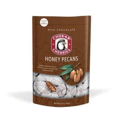 Chukar Cherries Milk Chocolate Honey Roasted Pecans (Pack of 4)