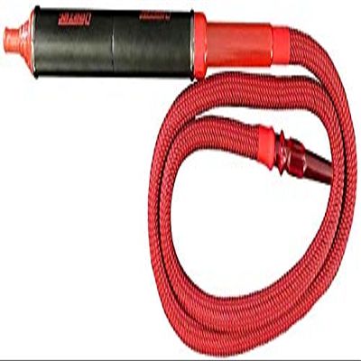 JAVA Mesh Silicone Deezer Hose Long Silicone Washable Hoses Detachable Handle Mouth Tip For Better Puff Hose Pipe for good puff Accessories (RED)