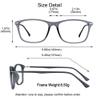 Blue Light Blocking Glasses, Anti Eyestrain, TV Glasses for Women Men, Anti UV, Anti Glare view 4