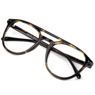 VisionGlobal Blue Light Blocking Glasses for Women/Men, Anti Eyestrain, Computer Reading, TV Glasses, Stylish Oval Frame, Anti Glare (Tortoise, +0.75 Magnification)