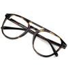 VisionGlobal Blue Light Blocking Glasses for Women/Men, Anti Eyestrain, Computer Reading, TV Glasses, Stylish Oval Frame, Anti Glare (Tortoise, +0.75 Magnification) view 1