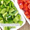 Dehydrated Dried Red and Green Bell Peppers Mix by It's Delish, Jumbo Reusable Container 16 Oz (1 lb) | Bulk Mixed Bell Pepper Flakes  Chopped & Dried Vegetable Spice Seasoning | Vegan, Kosher view 4
