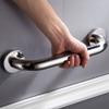 LSXIAO-Wall Art Stainless Steel Bath Safety Grab Bar, Metal Railing, 1.26Inch Pipe Diameter Old Man Handicapped Auxiliary Handle Non-Slip Fit for Bathroom, Toilet (Color : Silver, Size : 30cm) view 2
