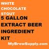 White Chocolate Stout 5 Gallon Homebrew Extract Ingredient Kit by My Brew Supply view 1