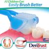 DenTrust 2PK Triple Clean 3-Sided Toothbrush | Made in USA | Easily Brush Better | Kids Child Autism Special Needs Braces view 2