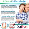 DenTrust 2PK Triple Clean 3-Sided Toothbrush | Made in USA | Easily Brush Better | Kids Child Autism Special Needs Braces view 3