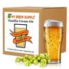 My Brew Supply Vanilla Cream Ale Extract Kit | Pale & Golden Light Dry Malt Extract | Corn Sugar | Natural Vanilla Flavoring | Willamette Pellet Hops | American Ale Yeast | 5 Gallon Yield view 1