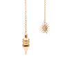 Spirit Hunter Goddess Brass Pendulum for Dowsing - Divination - Spiritual Answers (18K Gold Plated) view 2