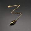 Spirit Hunter Goddess Brass Pendulum for Dowsing - Divination - Spiritual Answers (18K Gold Plated) view 3