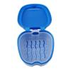 Winwinfly Denture Case, Denture Cup with Strainer, Denture Bath Box False Teeth Storage Box with Basket Net Container Holder for Travel, Retainer Cleaning view 2