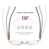 FEIVSN 3-Pack Rimless Reading Glasses For Women, Lightweight Spring Hinge Readers, Classic Elegant Artistic Eyeglasses UV 400 (Brown 2.75 Etc) view 4