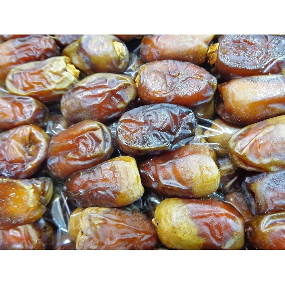 100% Natural Egyptian Semi Dry Unpressed Medium Sized Dates With Pits With Very Sweet Taste Halal Packed And Protected In Cartoon Box Tamar Tamr Tamaar Ramadan Halal   ( 1 Pack / 700 gm ) Premium