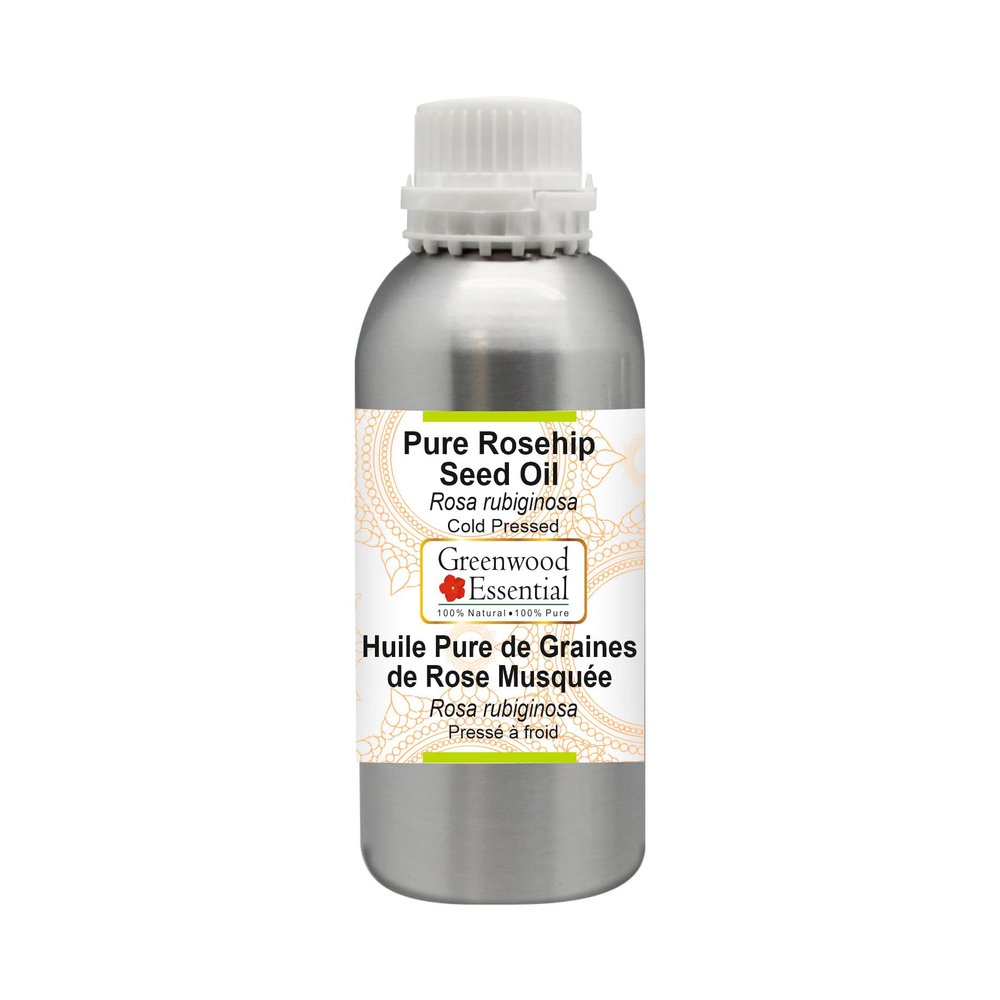 Greenwood Essential Pure Rosehip Oil (Rosa rubiginosa) Cold Pressed 1250ml (42 oz)
