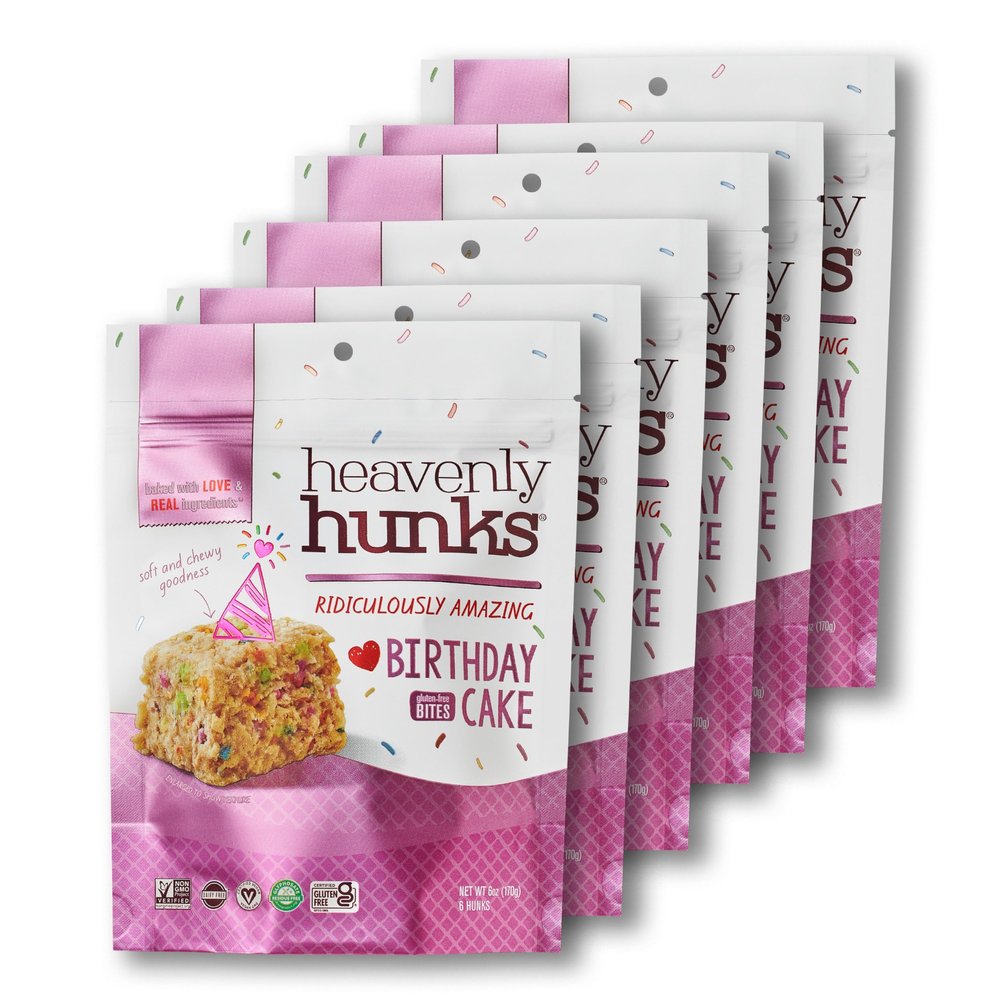 Heavenly Hunks Birthday Cake - 6oz (6 Pack)