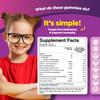 Kids Iron Gummies with Vitamin C - Blood Builder Iron Supplements for Kids with Gentle for Stronger Immunity & Energy Support - Vitamin B6, B12, A, Niacin & Folate Gummies - Vegan & GMO - 60 Count view 2