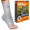 Incrediwear Ankle Sleeve  Ankle Brace for Joint Pain Relief, Sprained Ankle Support, Arthritis, Inflammation Relief, and Circulation, Ankle Support for Women and Men (Grey, X-Large) view 1
