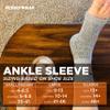 Incrediwear Ankle Sleeve  Ankle Brace for Joint Pain Relief, Sprained Ankle Support, Arthritis, Inflammation Relief, and Circulation, Ankle Support for Women and Men (Grey, X-Large) view 3