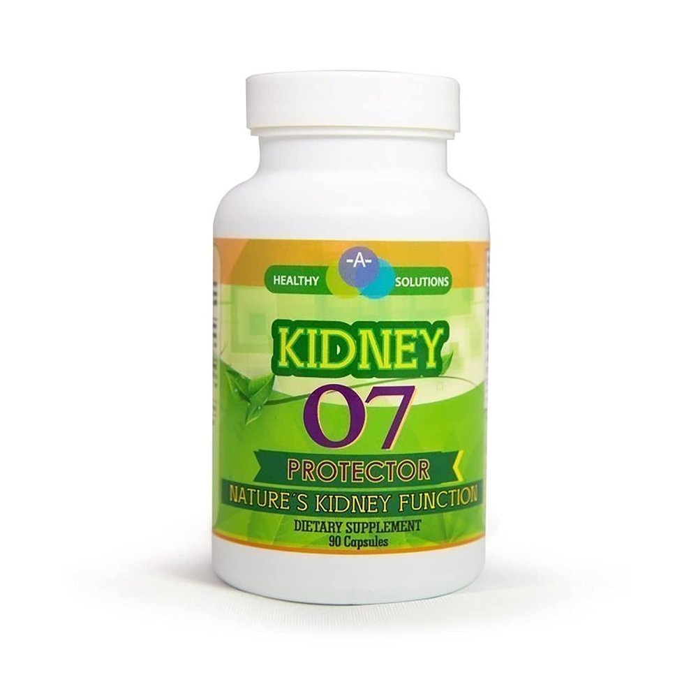 A Healthy Solutions Kidney Protector 07 - Natural Protector of Renal Function - Diuretic & Diaphoretic - Blood Purifying - 90 Caps