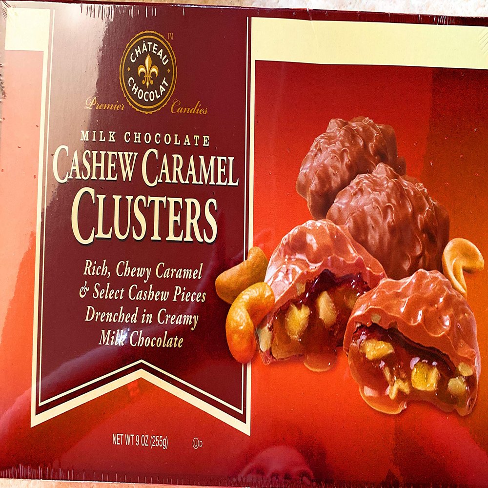 Chateau Chocolate Milk Chocolate Cashew Caramel Clusters (1) 9oz Box