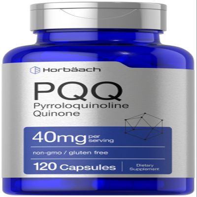 Horbach PQQ Supplement 40 mg | 120 Capsules | Maximum Strength | Non-GMO and Gluten Free Supplement | Pyrroloquinoline Quinone Disodium Salt