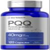 Horbach PQQ Supplement 40 mg | 120 Capsules | Maximum Strength | Non-GMO and Gluten Free Supplement | Pyrroloquinoline Quinone Disodium Salt view 1