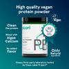 Puori Vegan Protein Powder, Unflavored - Plant-Based Protein Powder with Pea Protein, Algae Calcium - Workout Supplement for Sustained Energy, Bone Health, Muscle Recovery & Growth - 25 Servings view 3