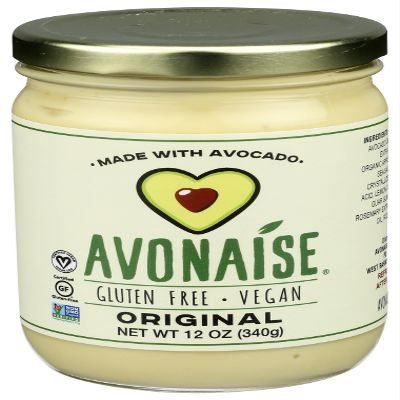 AVONAISE Original Vegan Avocado Mayonnaise, 12 OZ