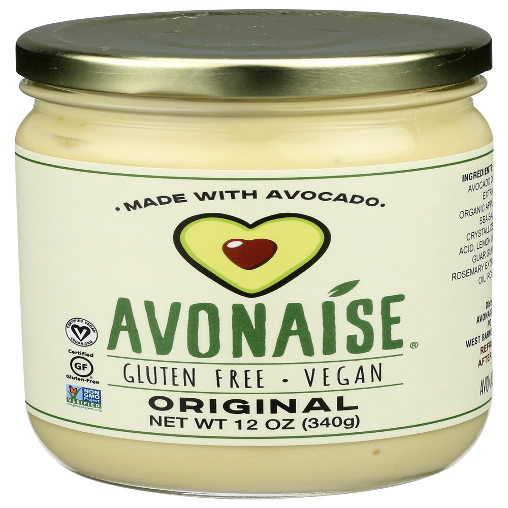 AVONAISE Original Vegan Avocado Mayonnaise, 12 OZ