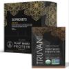 Truvani Vegan Pea Protein Powder | Chocolate | 20g Organic Plant Based Protein | Single Serving Travel Packets | 10 Servings | Keto | Gluten & Dairy Free | Low Carb | No Added Sugar view 1