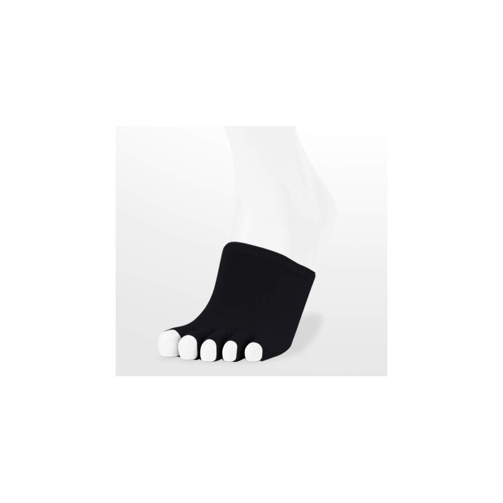 15-20 mmHg, Seamless, Foot Glove, Black