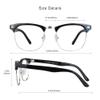 VisionGlobal Blue Light Blocking Glasses for Women, Anti Eyestrain, Computer Reading, TV Glasses, Stylish Oval Frame, Anti Glare (Black, 4.25 Magnification) view 3