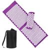 XiaoMaGe Acupressure Mat and Pillow Set with Bag - Extra Long Acupuncture Mat for Neck & Back Pain Relief- Naturally Relaxation Gift for Women - Stress Relief Massage Mat (Purple) view 1