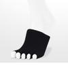 15-20 mmHg, Seamless, Foot Glove, Black view 2