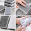 10pcs Double-Sided Kitchen Scrub Sponge Cleaning Sponge with Tough Scouring Pad Highly Absorbent for Dishes Bowls Pots More for Household Cleaning view 3