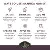 BIOSOTA Organic Manuka Honey MGO 1200+ - Medical Grade Manuka Honey from Australia NPA/ULF 25+, 100% Raw Unheated Pure Honey, 8.8oz (1200+) (MGO 1200+) view 4