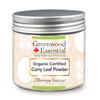 Greenwood Essential Pure Curry Leaf Powder (Murraya koenigii) Organic Certified 100% Natural Therapeutic Grade 200gm (7.05 oz) view 1
