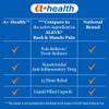 A+Health Naproxen Sodium 220 Mg Liquid Gels Back and Muscle Pain, Pain Reliever/Fever Reducer (NSAID), 180 Count view 3